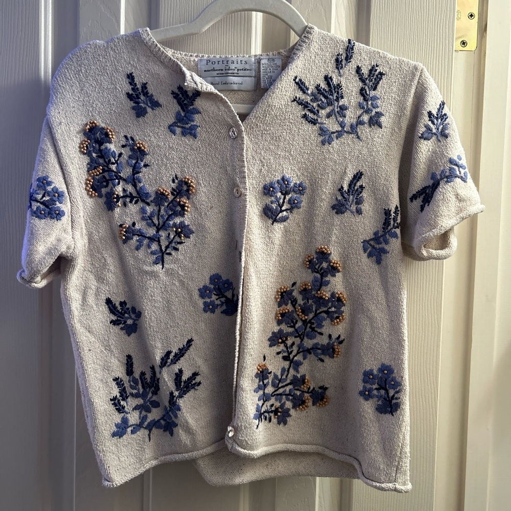 Hand Embroidered Cardigan